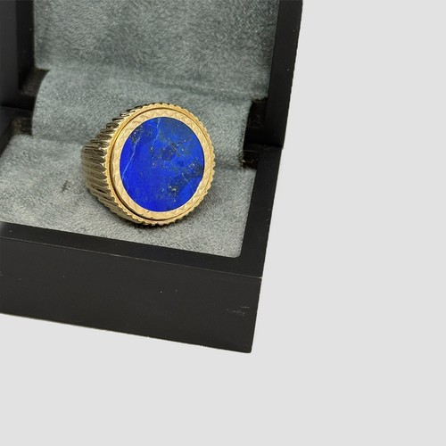 9ct lapis lazuli - lapis, sovereign
