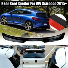 Rear Roof Trunk Spoiler Lip Wing Extension For VW Scirocco 2015+ Glossy Black