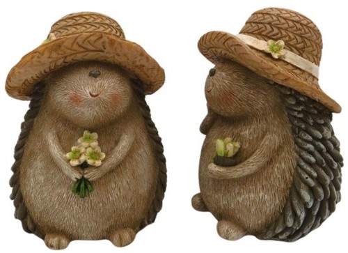 Hedgehog wearing sun hat - a,