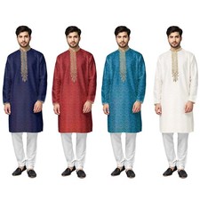 Mens  Jacquard Kurta Pajama