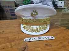 The Salute Uniforms USMC COMMANDANT DRESS WHITE HAT