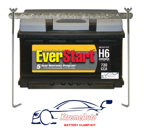 Car battery retaining bracket - car,