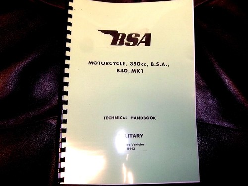 Bsa 350cc b40 mk1 - wd, models