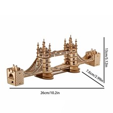 Wooden puzzle london - london, tower