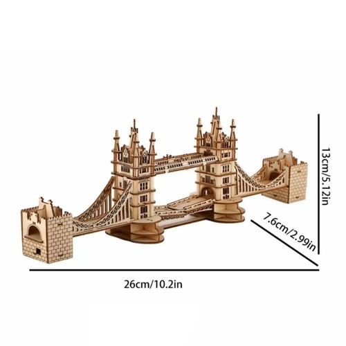 Wooden puzzle london tower - wooden,