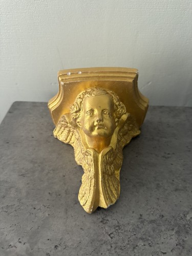 Vintage cherub wall corbel - wall,