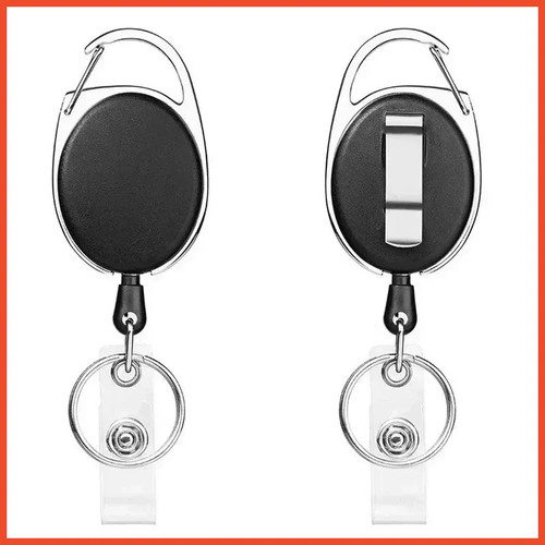 Retractable key chain ring - chain,