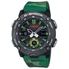 CASIO G-SHOCK GA-2000GZ-3AJR Gorillaz Limited Edition Camouflage Watch Set