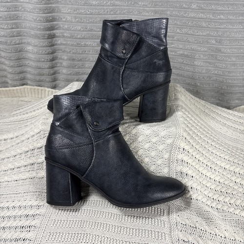 Mustang blue leather - blue,