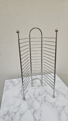 Metal rack holder vintage - metal, cd