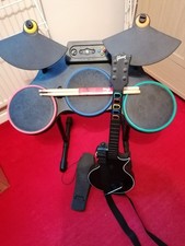 Guitar Hero Xbox 360 Guitar Drum Kit 4 Games