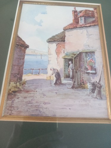 Victorian framed signed - victorian,