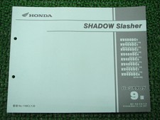 HONDA Genuine Used Motorcycle Parts List Shadow Slasher 400 Edition 9 1437
