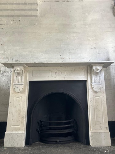 Original marble fire - marble, surround