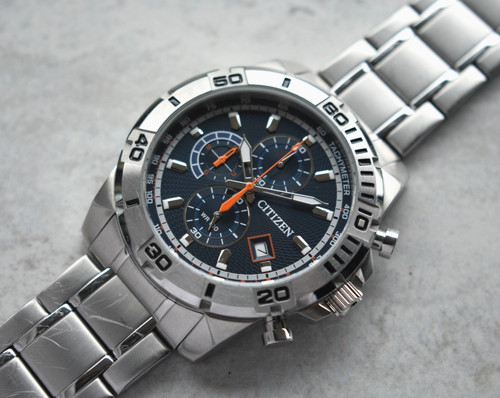 Citizen blue chronograph - blue,