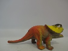 Dinosaur / Red Triceratops with Yellow Head - 70mm