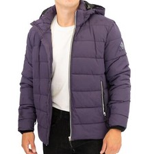 GANT Mens Jacket Coat Active Cloud Padded Purple Size M Medium