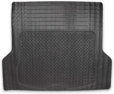 Universal Large Heavy Duty Black Rubber Trim Boot Mat Liner Ford Mondeo