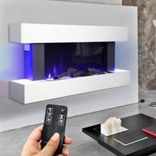 2KW Electric Fireplace Wall