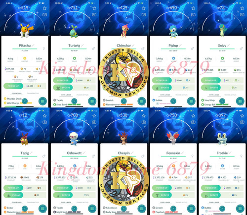 Pokémon shiny team - shiny, mystic