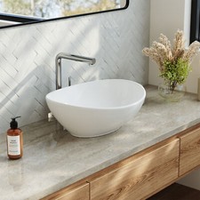 Bathroom White Vessel Sink