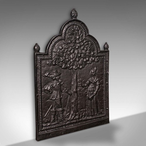 Antique decorative fire - antique, back