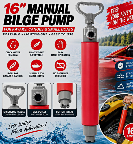 16in manual bilge pump - 16in,