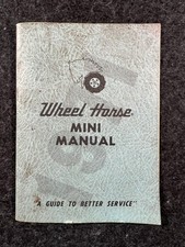 Vtg 1971 Wheel Horse Mini