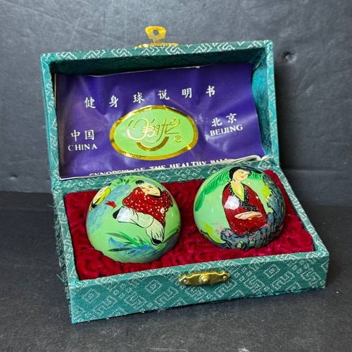 Vintage chinese baoding balls - vintage,