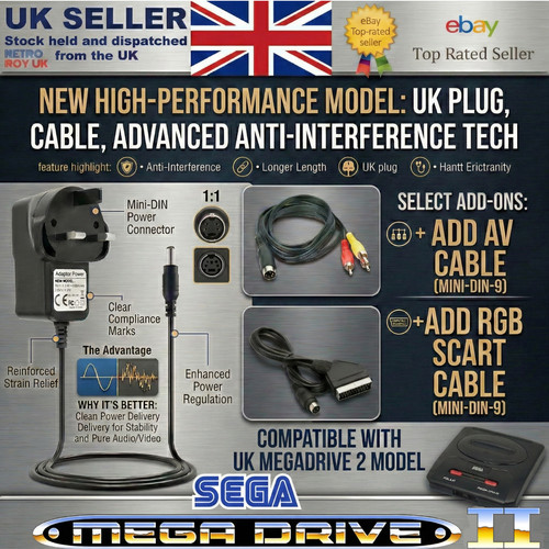 Sega megadrive power - power, supply