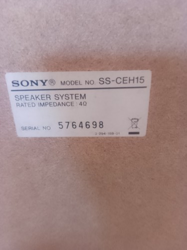 Pair sony ceh15 - pair, ss-ceh15