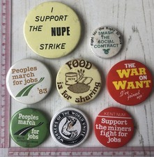 8x VTg Og 1970s 80s Protest