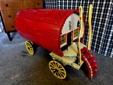 LARGE VINTAGE HANDMADE WOODEN