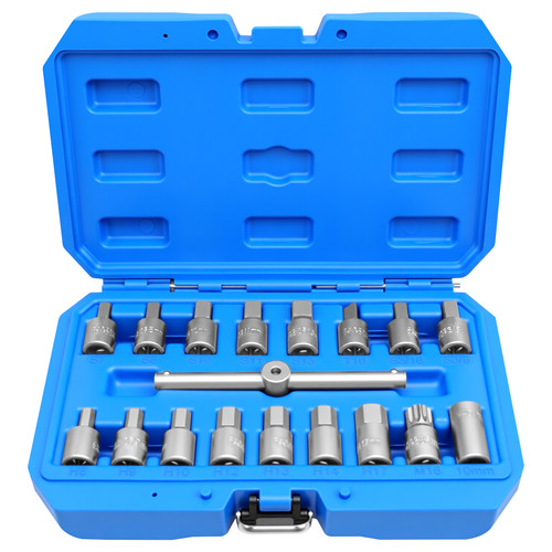 21pc oil drain plug wrench - , set