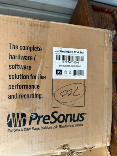 Presonus studiolive 2 ai - presonus, 32.4.2
