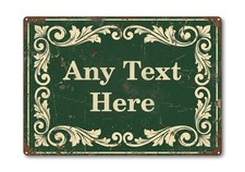 Personalised Vintage Aluminium