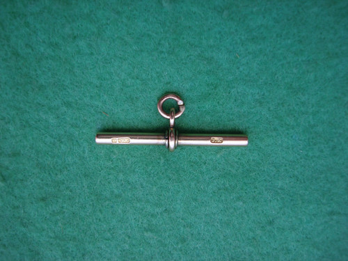 9ct rose gold albert swivel - 9ct,