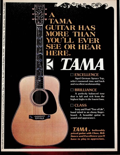 1976 tama acoustic - acoustic, guitar