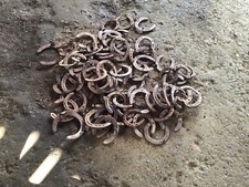 🐴🌟10 x horseshoes, used