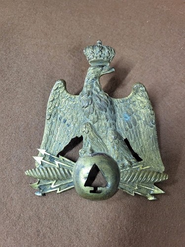 Eagle crown shako plate - shako,