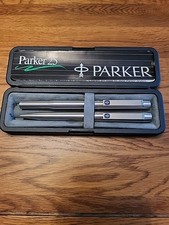 Vintage Parker 25 Blue Trim
