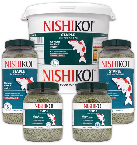 Nishikoi staple fish pellet - nishikoi,