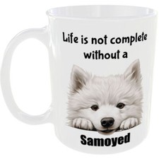 SAMOYED MUG DOG BREED OWNER GIFT MY COFFEE TEA CUP PET LOVERS CANINE FUNNY GIFTS