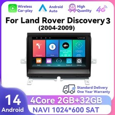 Android 14 Car Radio For Land Rover Discovery 3 LR3 L319 Carplay BT GPS FM RDS