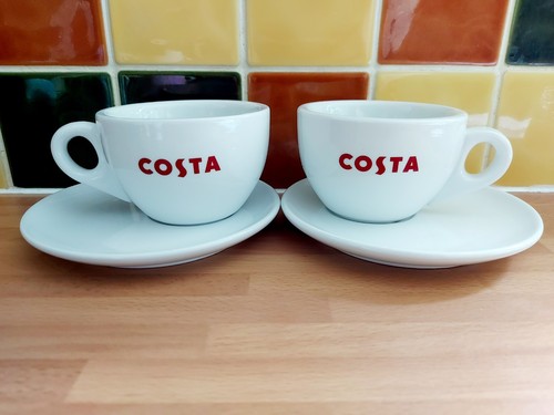 Costa coffee cup - costa, saucer