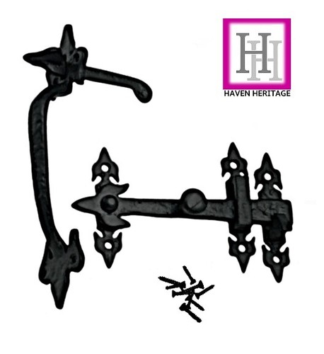 Suffolk latch black - black, antique