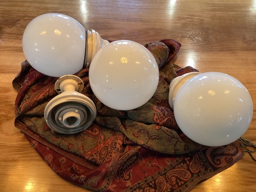 Vintage gec industrial opaline - gec,