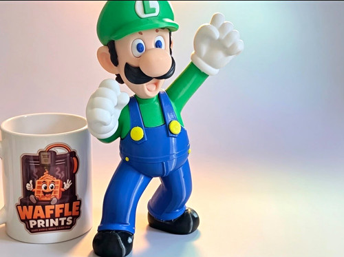 Luigi figure green - figure, blue