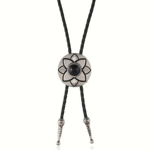 Unisex bolo tie with alloy - unisex,