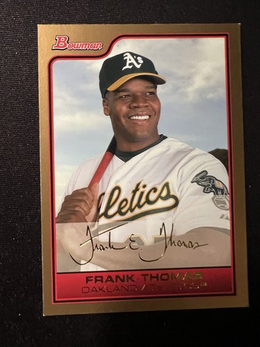 2006 bowman gold frank thomas - bowman,